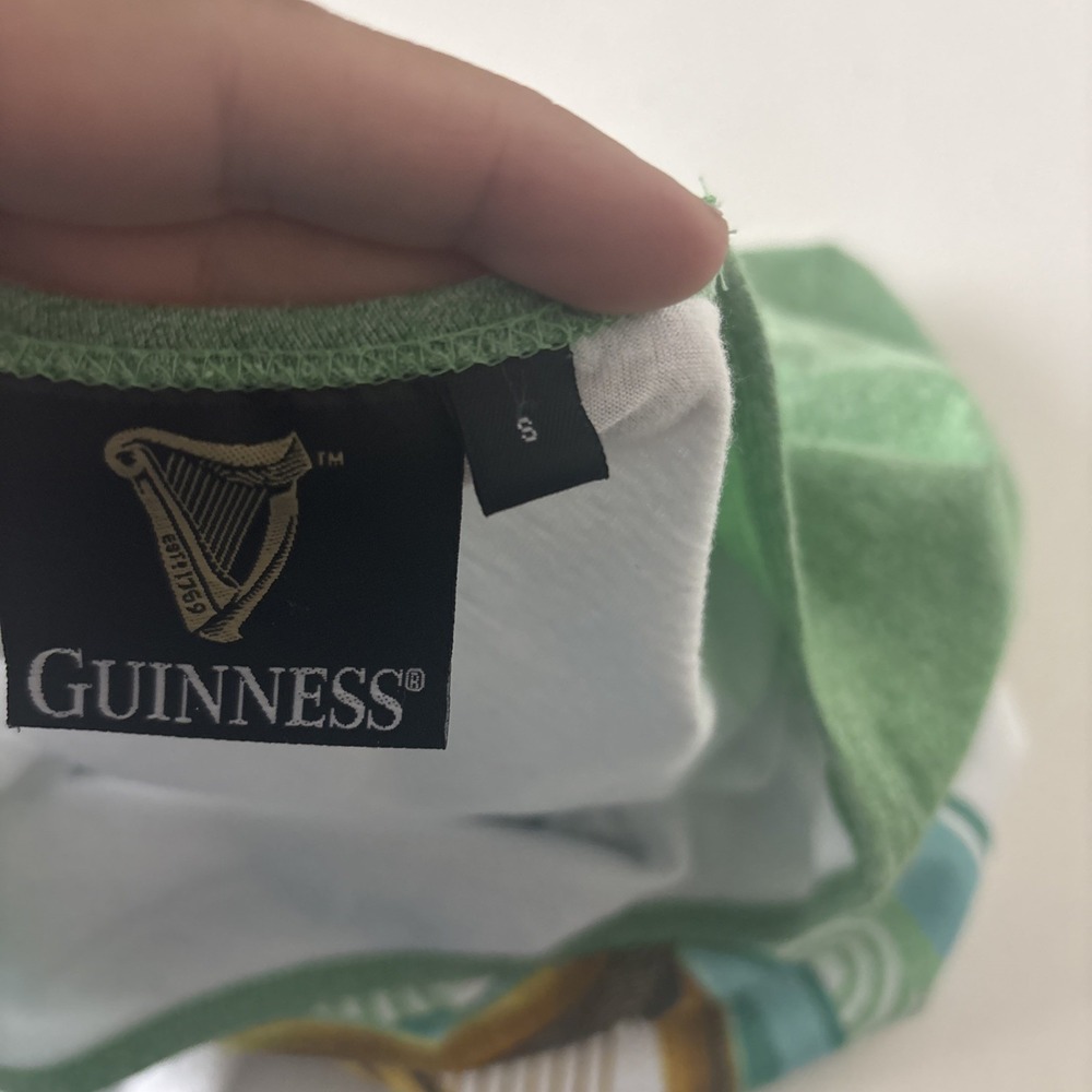 Guinness Official T-Shirt Womens Small cotton long sleeve raglan baseball tee - Picture 6 of 9